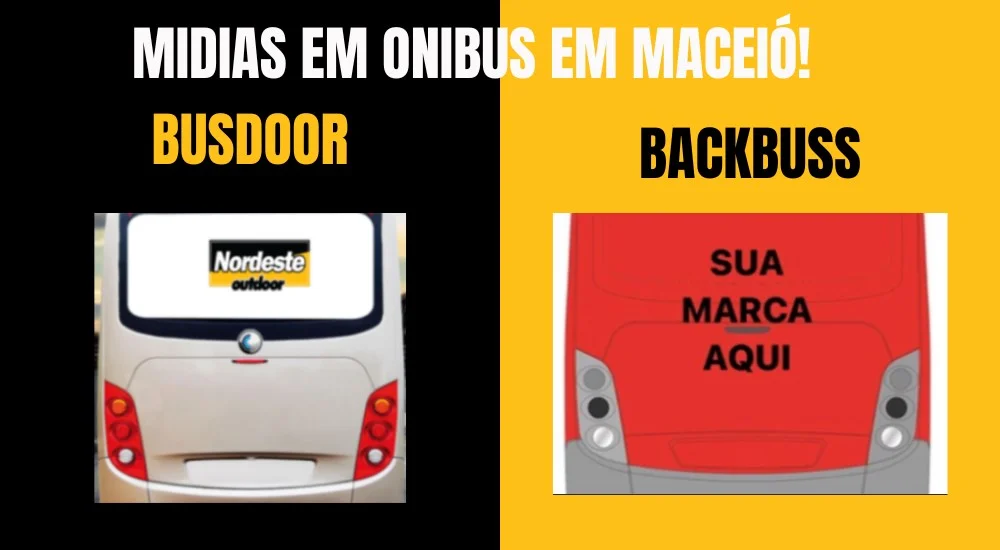 MIDIAS EM ONIBUS EM MACEI&Oacute;!